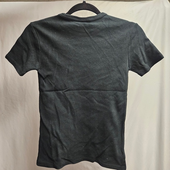 Women's Black Short Sleeve Tee - Picture 5 of 6